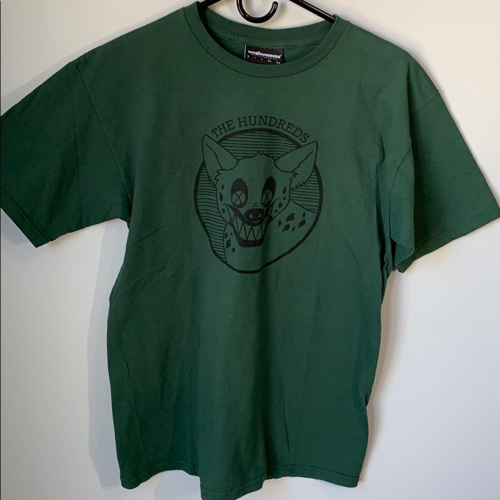 The hundreds MENS dark Green t shirt, medium